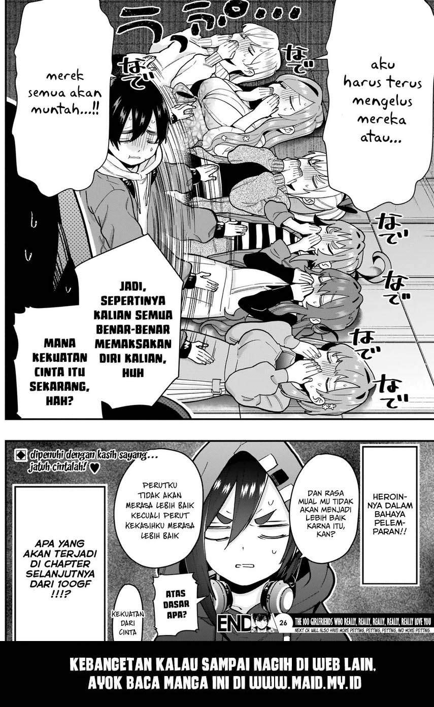 Kimi no Koto ga Dai Dai Dai Dai Daisuki na 100-ri no Kanojo Chapter 26 Bahasa Indonesia